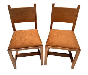 Two Art Deco Modernist Side Chairs by Hendrik Wouda for Pander, 1924